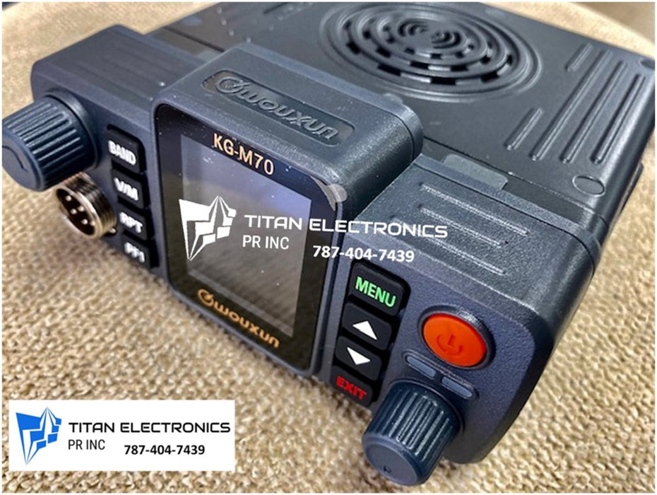 Wouxun KG-M70 TX/RX 136-174Mhz 2M & 400-480Mhz 70cm